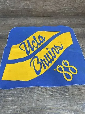 UCLA Bruins '88 Vintage Rally Towel 1988  NCAA 14  Square Basketball Football • $17.60