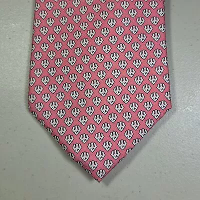 VINEYARD VINES Custom Collection Men's Silk Tie WASHINGTON & Lee Univ Pink • $29.99