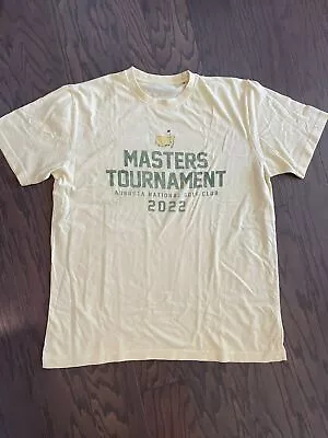 Masters Tournament 2022 T-Shirt Men's Size S- 5XL  Yellow Augusta National Golf • $21.99