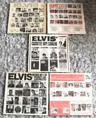 ELVIS PRESLEY LP Inner Sleeves Only RCA Victor 1960's - 1970's--Lot Of 5 • $28.88