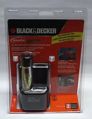 Genuine Black & Decker VP110 Gold VersaPak Battery + Dual Port Charger Versa Pak • $99.99