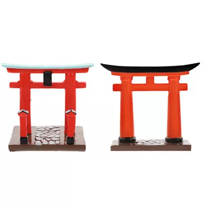 Japanese Torii Gate Miniature Decoration For Zen Garden And Aquarium-SC • £15.55
