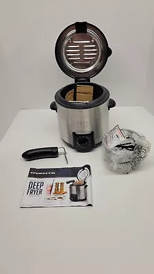 Ovente FDM1091BR Mini Deep Fryer With Removable Basket Stainless Steel • $24.95