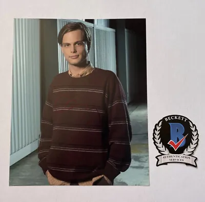 Matthew Gray Gubler Criminal Minds Autographed Signed 8x10 Photo BECKETT COA • $235