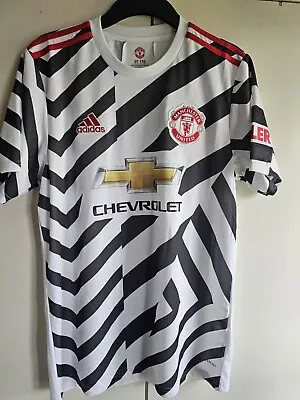 Manchester United 20/21 Away/Third Kit Authentic Zebra Shirt Large • £20