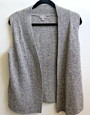 J. Jill Italian Yarn  Wool Blend Cashmere Vest Women's Size S • $22