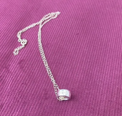 Links Of London Rare 925 Silver Necklace Icon Pendant Ring Bead Chain Vintage • £27