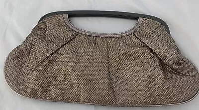 Express Vintage Style Gold And Silver Glitter Evening Clutch Bag Purse 13  By 7  • $21.95