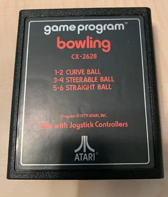 $5.90 • Buy BOWLING (Atari 2600, 1978) GAME CARTRIDGE ONLY ~TESTED~