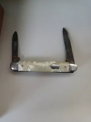 Vintage Cracked Ice Pocket Knife • $45