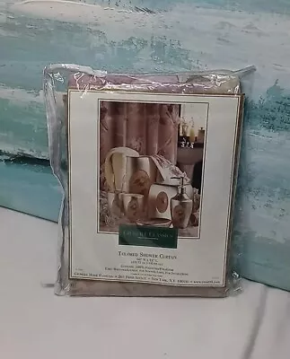 VTG Croscill Classics Sheer Fabric Shower Curtain Antique Floral 68  X 72   NWT • $10.19