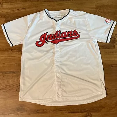 Vintage Cleveland Indians Baseball Jersey Reyes #32 Guardians Jersey XL • $10