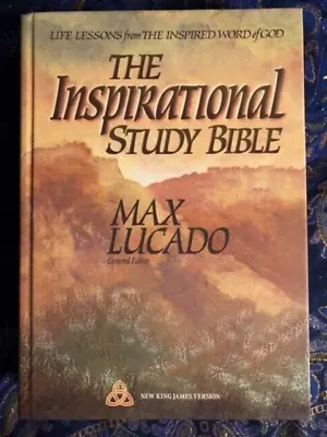 The Inspirational Study Bible New King James Version - Max Lucado - EXCELLENT • $14.24