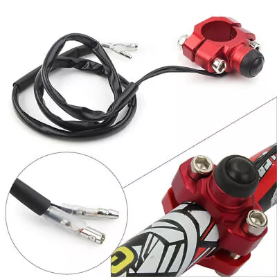 7/8  22 Handlebar Universal Rotating Bar Clamp Start Stop Kill Switch Button • $14.98