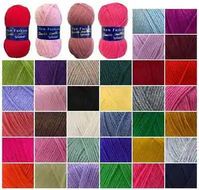 Woolcraft New Fashion DK Wool / Yarn 100g Double Knitting Knitting & Crochet • £1.99