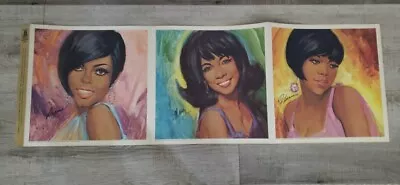 The Supremes Poster 1967 Original 36x12 Dianna Ross R&B Motown Autographed  • $33.77