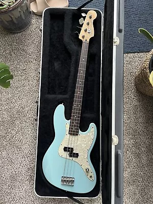 Fender Mark Hoppus Signature Bass Daphne Blue Jazz Bass Precision Blink 182 • $1200