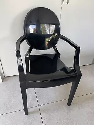 Philippe Starck Kartell Louis Ghost Chair - Genuine - Black • £75