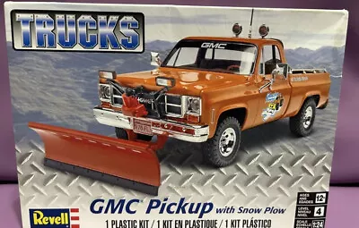 Revell GMC Pickup With Snow Plow 1:24 Scale Model Kit Skill Level 4 • $22.18