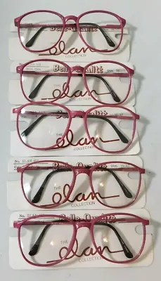 Vintage 5 Pc. Lot ELAN 600 Rose Pink 55/17 P3 Carbon Eyeglass Frames NOS #405 • $9.99