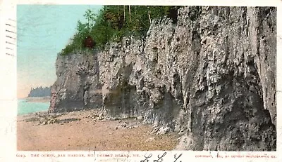 Postcard ME Bar Harbor Mount Desert Island The Ovens 1906 Vintage PC H8043 • $3