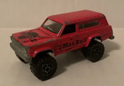 Vintage Majorette JEEP CHEROKEE 4 X 4 #236 MAD BULL  1:64 Scale France • $3.99