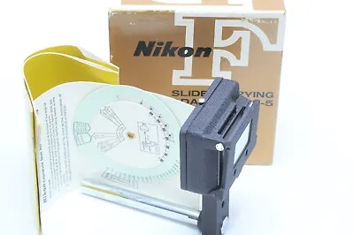 $59.99 • Buy Nikon PS-5 Slide Copying Adapter For PB-5, PB-4  * Mint*