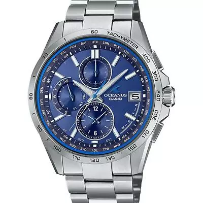 Casio Oceanus OCW-T2600-2A3JF  Blue Titanium Solar Radio Men Watch Made In Japan • $570.98