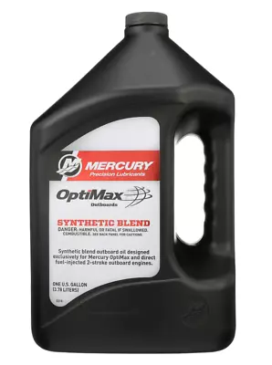 Mercury OptiMax Synthetic Blend 2-Stroke Oil 1 US Gallon • $59.99