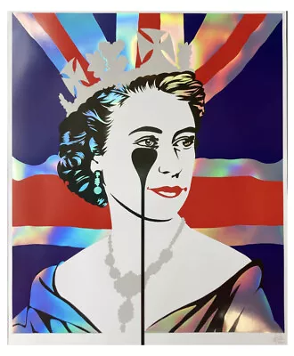 £278.99 • Buy Pure Evil  - Platinum Queen  SIGNED Print (Queen Elizabeth / Royalty)