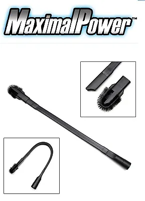 MaximalPower Flexible Crevice Vacuum Tool Attachment W/ Removable Brush Head • $11.99