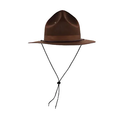 Adult Campaign Trooper Highway Patrol Mountie Sheriff Park Ranger Costume Hat • $17.99