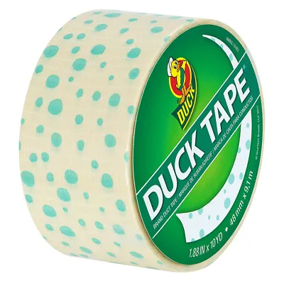 $6.99 • Buy Duck Tape Heavy-Duty Printed Duct Tape Irregular Dot Design 1.88 In X 10 Yd