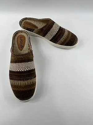 LifeStride Saddle Multicolor Stripe Fabric Nomad Mule  New Size 9m • $14.93