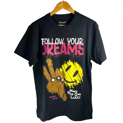 NWT Follow Your Dreams Smiley T-shirt Men’s M | Streetwear Urban Popular Skater • $25