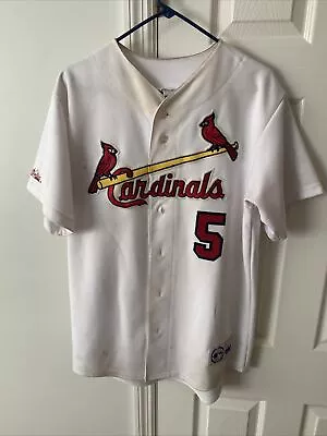 Vintage Majestic MLB #5 St Louis Cardinals Albert Pujols XL Jersey-PATCHES ONLY • $19.99