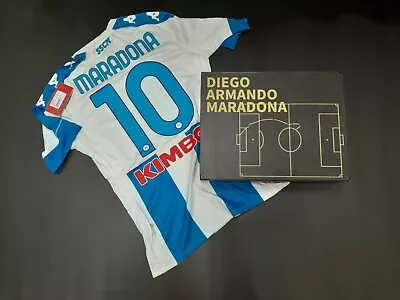 Box Diego Maradona Napoli 2020-2021 Shirt Jersey Kappa Authentic BNWT L 3119ZCW • $1