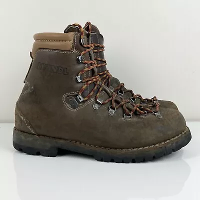 Meindl Men’s Brown Leather Hiking Mountaineering Boots Size 43 (US10) • $144.49