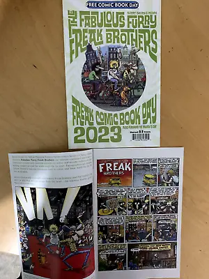 FABULOUS FURRY FREAK BROTHERS +Fat Freddy's Cat. FREE COMIC BOOK DAY 2023.As New • £4.49