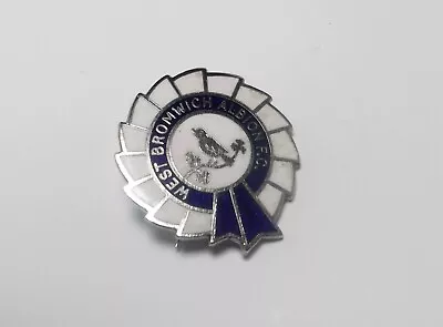 West Bromwich Albion Fc  - Vintage Enamel Rosette Badge.   • £9.99