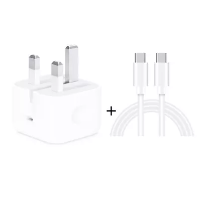 Iphone 15 Iphone 15 Pro Iphone 15 Pro Max Fast Charger Plug And USB-C Cable • £13