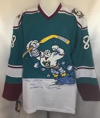 Teemu Selanne Anaheim Mighty Ducks  1995-96 Wild Wing Throwback  CCM NHL Jersey • $119.99