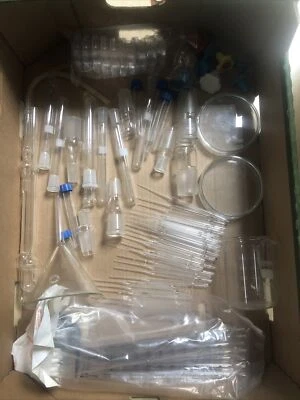 £39.99 • Buy Job Lot Selection Test Tubes,boiling Tubes Sample, Lab Supplies Glassware Bundle