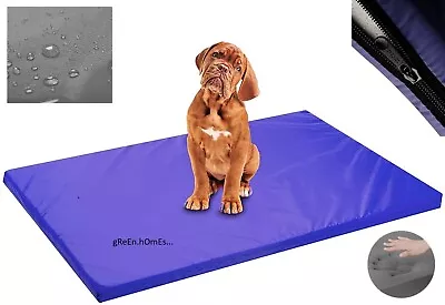 £29.95 • Buy Waterproof Mattress Dog Puppy Cage Crate Mat Pet Cat Bed Pad Washable Cover BLUE