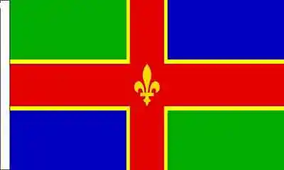 Lincolnshire Sleeved Flag Suitable For Boats 45cm X 30cm • £4.99