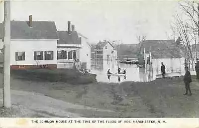 NH Manchester New Hampshire Schimon House 1896 Flood Lester • $3.99