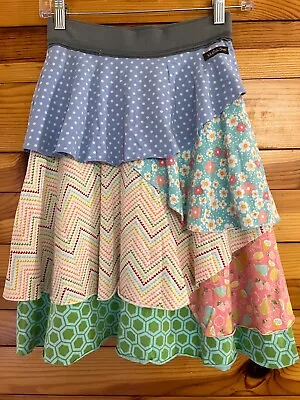 Matilda Jane Tabitha Skirt EUC Girl It's A Wonderful Parade Pieced Skirt Size 14 • $34.99