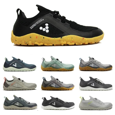 £125.44 • Buy Vivobarefoot Mens Trainers Primus Trail Knit FG Lace-Up Textile Synthetic