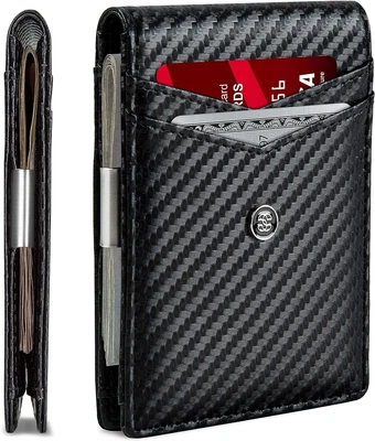 Suavell Leather Slim Wallets For Men. Wallet Card Holder With Money Clip. Low Pr • $61.61