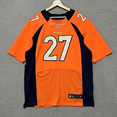 Denver Broncos #27 Knowshon Moreno Nike On Field Jersey Adult 48 Orange NFL • $24.50